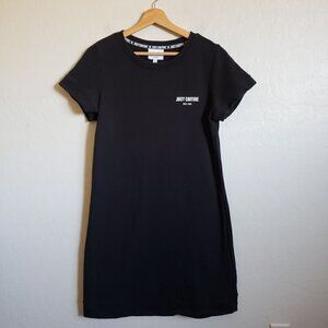 Juicy Couture Logo Short Sleeve Tee Sweatshirt Dress Black Size Women's Medium